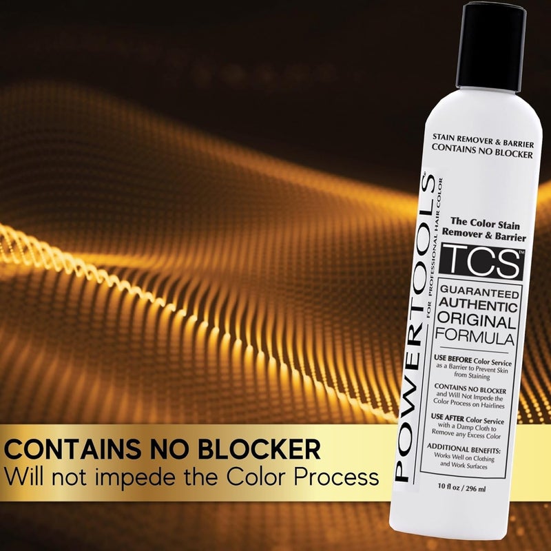 Power Tools TCS, The Original Color Stain Remover 10 oz | Shake Well & Apply Prior To Hair Color As A Barrier | Does Not Interfere With Color Process (2) - Image 3